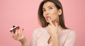 woman eating